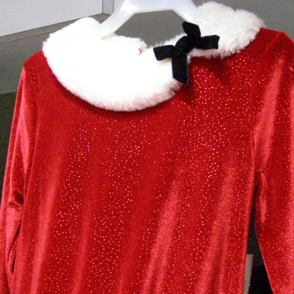 🎄CHRISTMAS RED SPARKLE DRESS⛄ girls - Picture 2 of 2